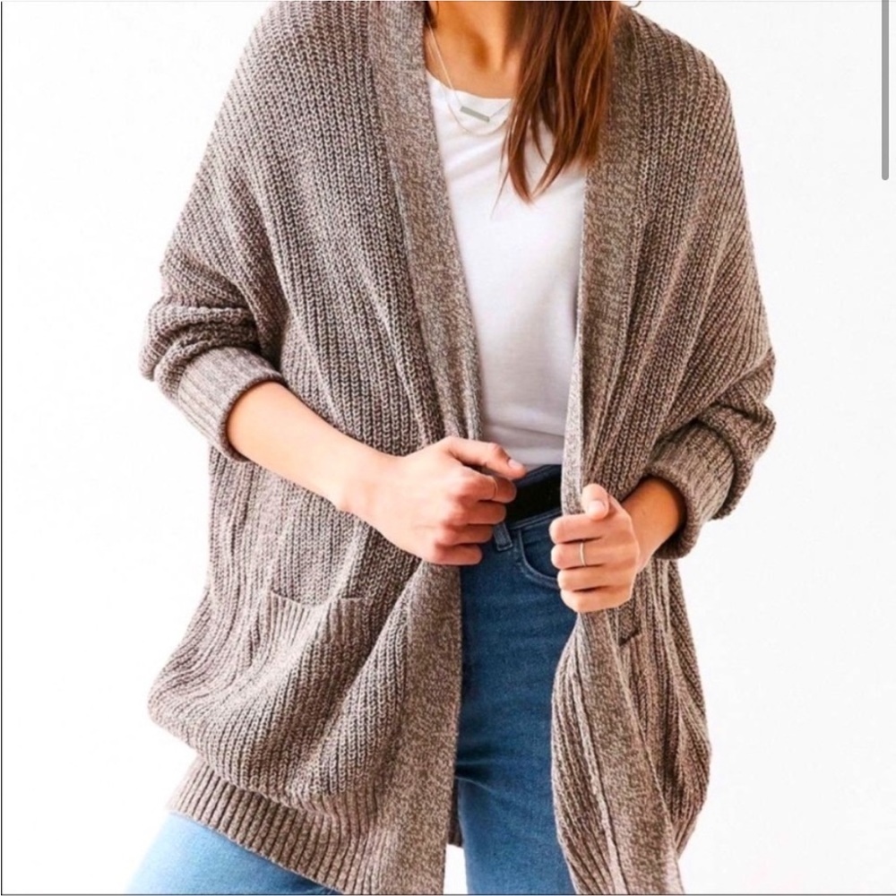 Urban Outfitters BDG Slouchy Brown Cardigan
